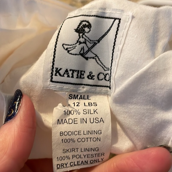 Silk Christening Gown - Picture 9 of 12